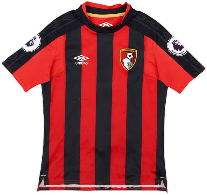 2017-18 Bournemouth Home Shirt Ake #3 - 5/10 - (M.Boys)
