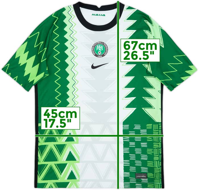 2020-21 Nigeria Home Shirt - 7/10 - (XL.Boys)