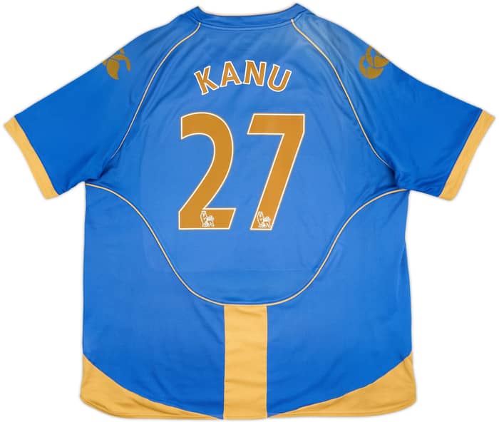 2008-09 Portsmouth Home Shirt Kanu #27 - 4/10 - (XXL)