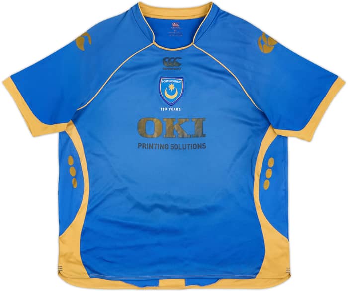 2008-09 Portsmouth Home Shirt Kanu #27 - 4/10 - (XXL)