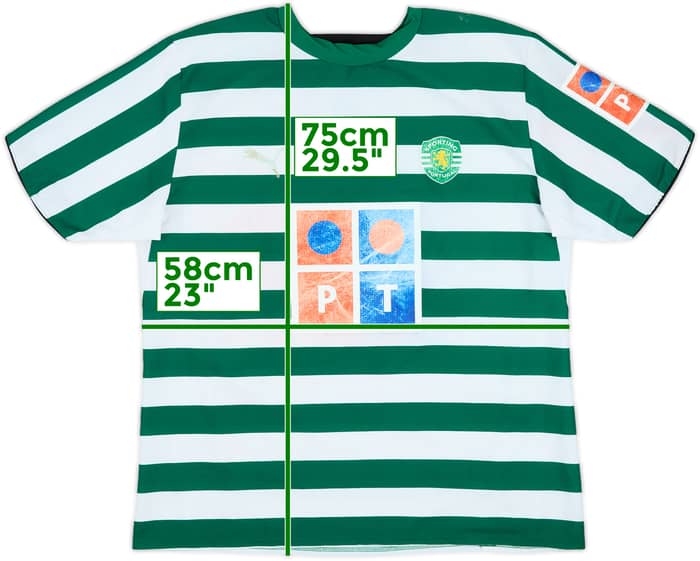 2006-07 Sporting CP Home Shirt - 4/10 - (XL)