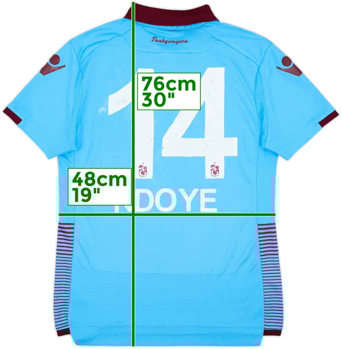 2018-19 Trabzonspor Away Shirt Ndoye #14 - 5/10 - (M)