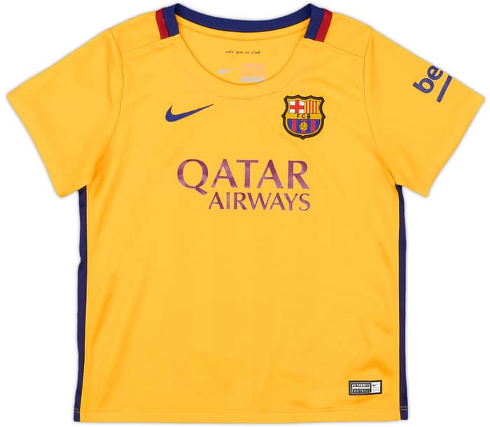 2015-16 Barcelona Away Shirt - 8/10 - (4-5 Years)