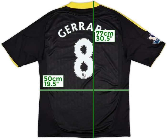 2010-11 Liverpool Third Shirt Gerrard #8 - 5/10 - (M)