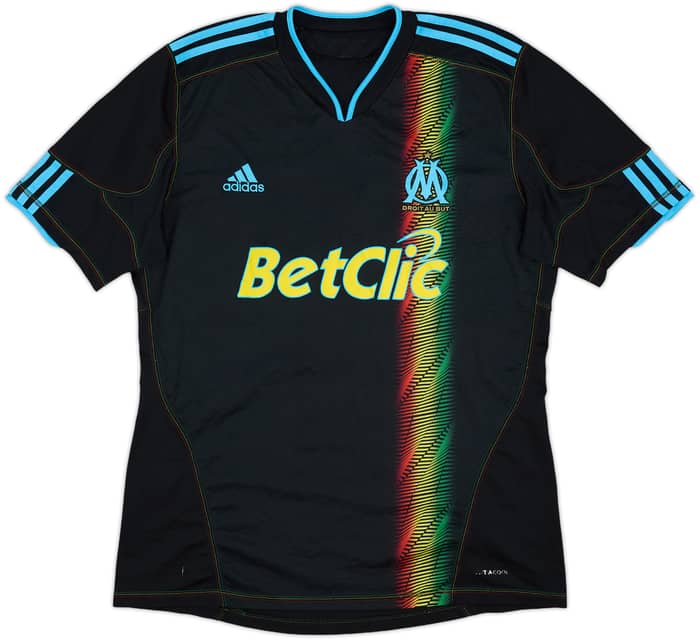 2010-11 Olympique Marseille Third Shirt Lucho #8 - 5/10 - (L)
