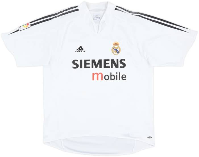 2004-05 Real Madrid Home Shirt Zidane #5 - 5/10 - (L)