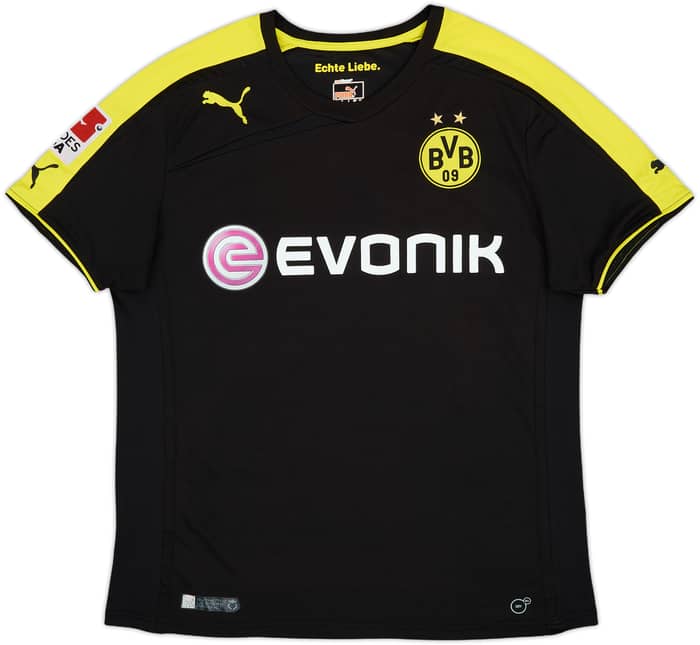 2013-14 Borussia Dortmund Away Shirt Aubameyang #17 - 7/10 - (L)