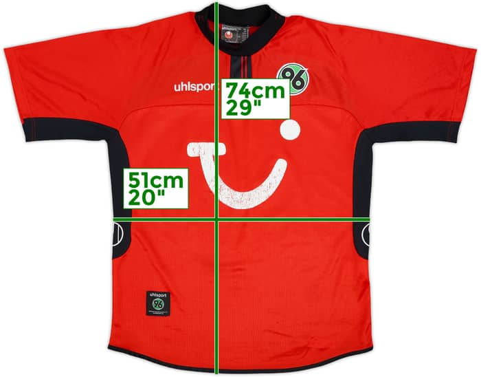 2002-03 Hannover 96 Home Shirt - 4/10 - (M/L)