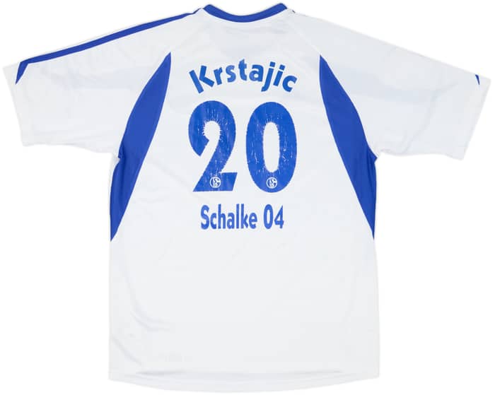 2003-04 Schalke Signed Away Shirt Krstajic #20 - 6/10 - (XL.Boys)