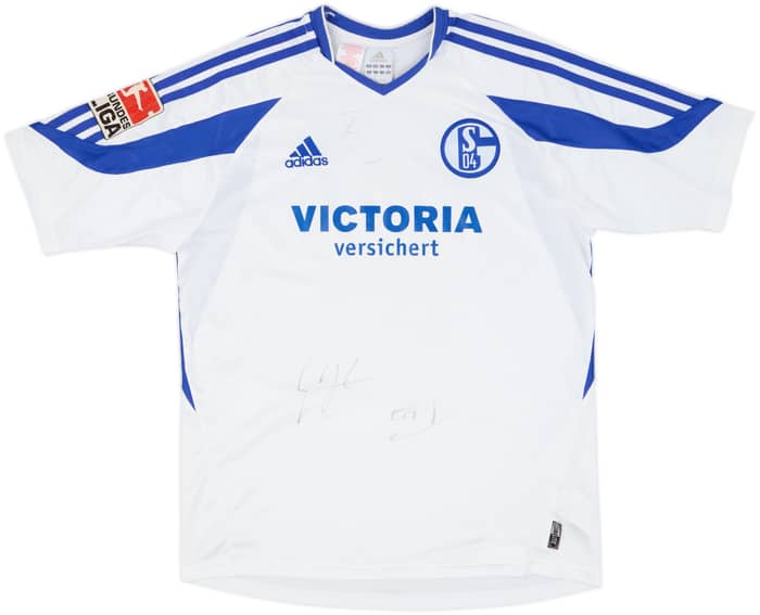 2003-04 Schalke Signed Away Shirt Krstajic #20 - 6/10 - (XL.Boys)