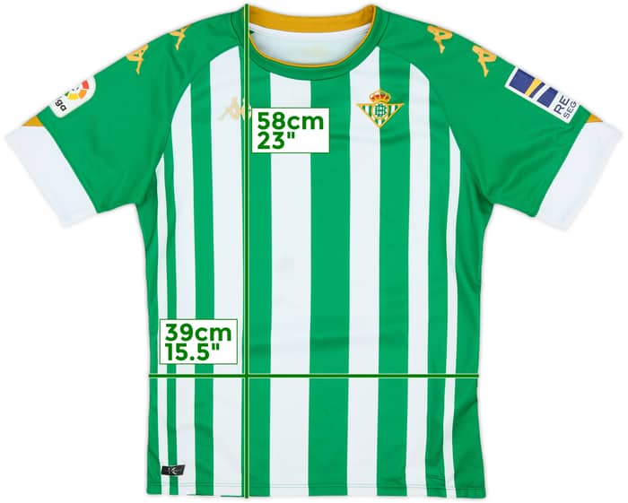 2020-21 Real Betis Home Shirt - 7/10 - (XL.Boys)
