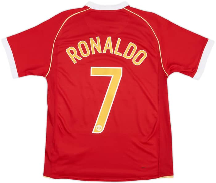 2006-07 Manchester United Home Shirt Ronaldo #7 - 5/10 - (S)