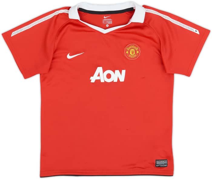 2010-11 Manchester United Home Shirt - 6/10 - (7-8 Years)