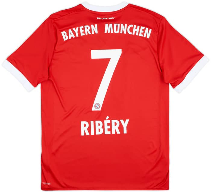 2017-18 Bayern Munich Home Shirt Ribery #7 - 9/10 - (XL.Boys)