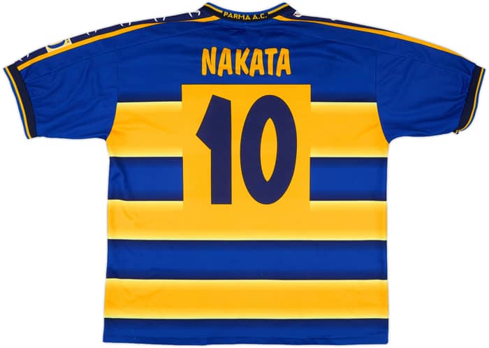2002-03 Parma European Home Shirt Nakata #10 - 5/10 - (L)