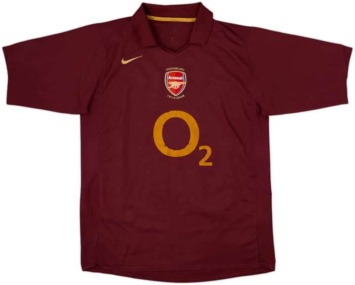 2005-06 Arsenal Home Shirt Henry #14 - 6/10 - (L)