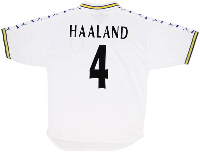 Camiseta de local del Leeds United 1998-00 Haaland #4 - 6/10 - (L)