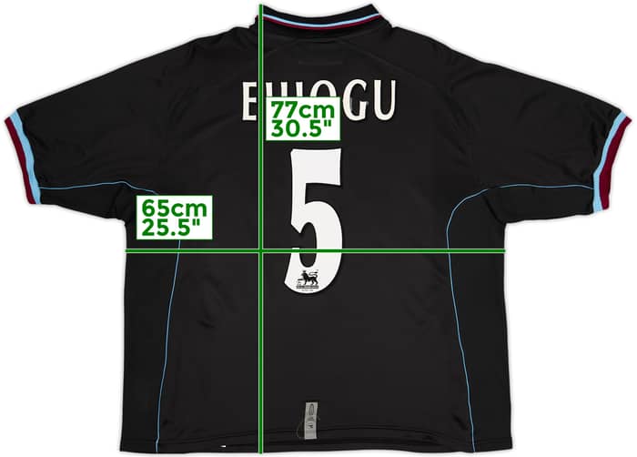 2000-01 Aston Villa Away Shirt Ehiogu #5 - 6/10 - (XL)