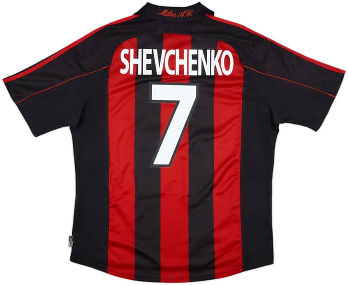 2000-02 AC Milan Home Shirt - 6/10 - (XXL)