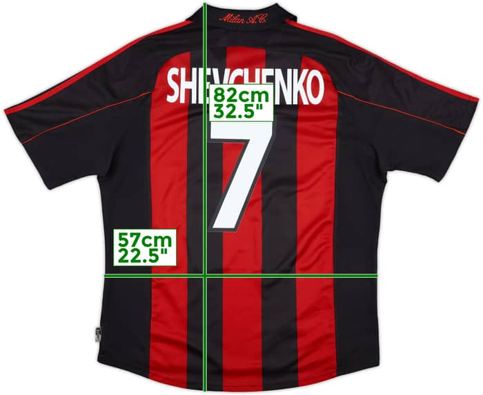 2000-02 AC Milan Home Shirt - 6/10 - (XXL)