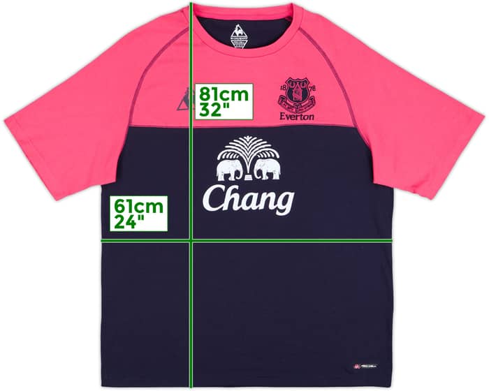 2010-11 Everton Le Coq Sportif Cotton Tee - 9/10 - (XL)