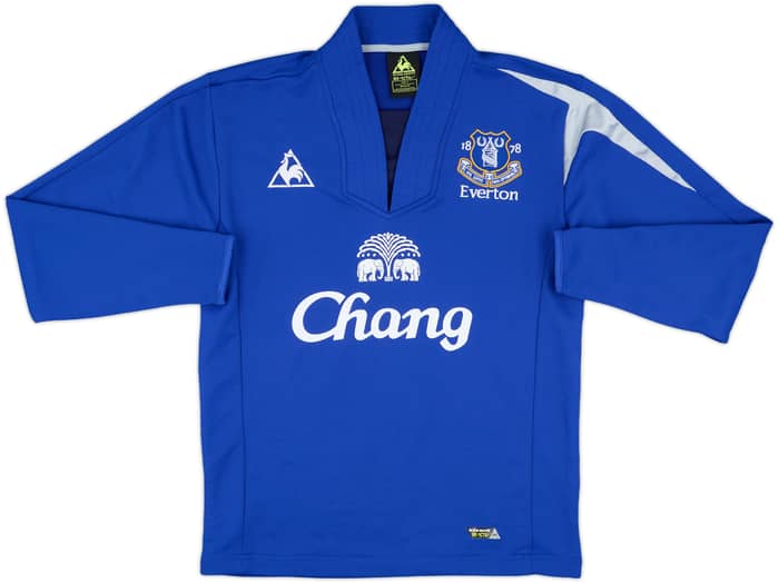 2010-11 Everton Le Coq Sportif Drill Top - 8/10 - (S)