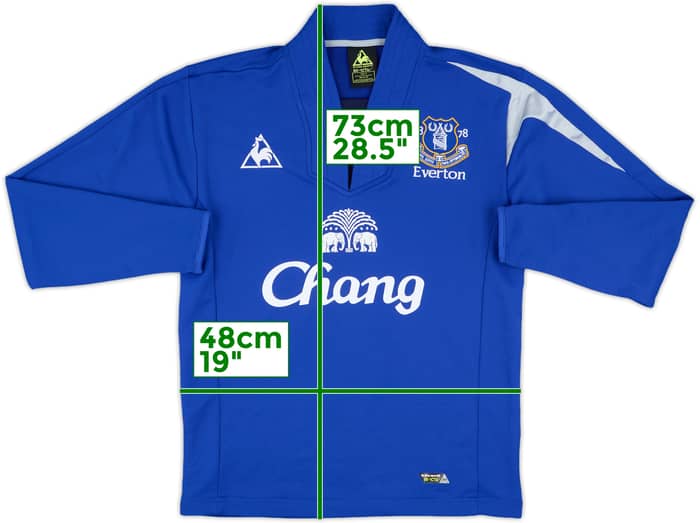2010-11 Everton Le Coq Sportif Drill Top - 8/10 - (S)