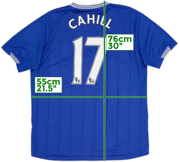 2009-10 Everton Home Shirt Cahill #17 - 6/10 - (L)