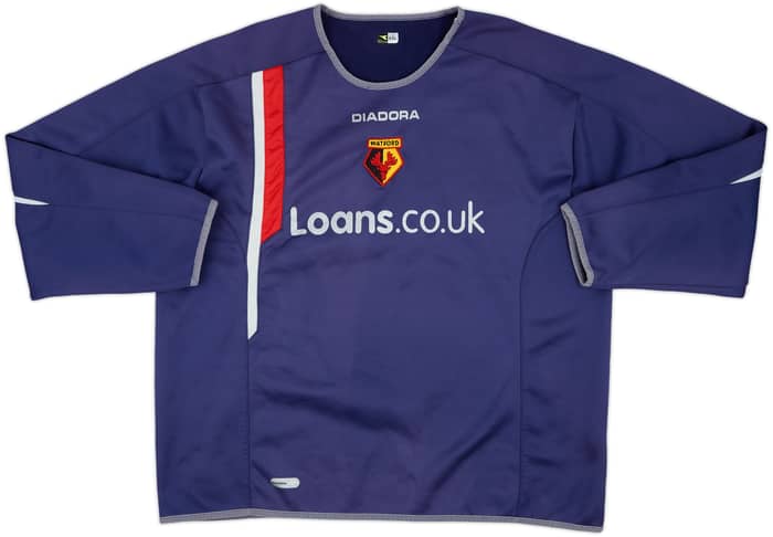 2005-06 Watford Diadora Sweat Top - 7/10 - (XXL)