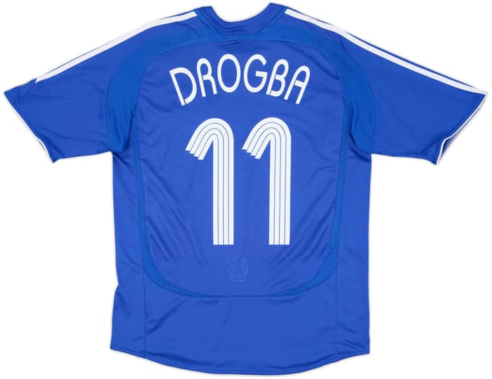 2006-08 Chelsea Home Shirt Drogba #11 - 6/10 - (XL.Boys)