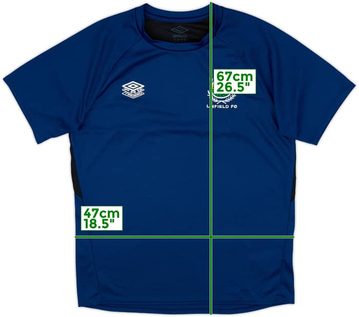 2022-23 Linfield Umbro Training Shirt - 9/10 - (M)