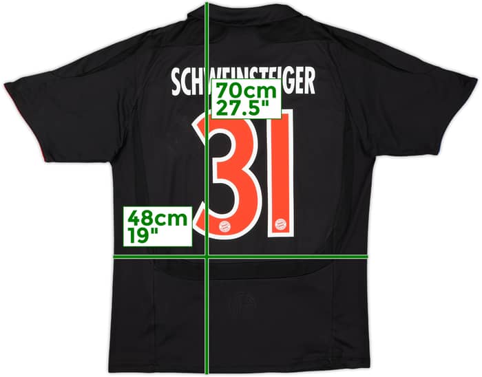 2007-08 Bayern Munich Third Shirt Schweinsteiger #31 - 7/10 - (M)