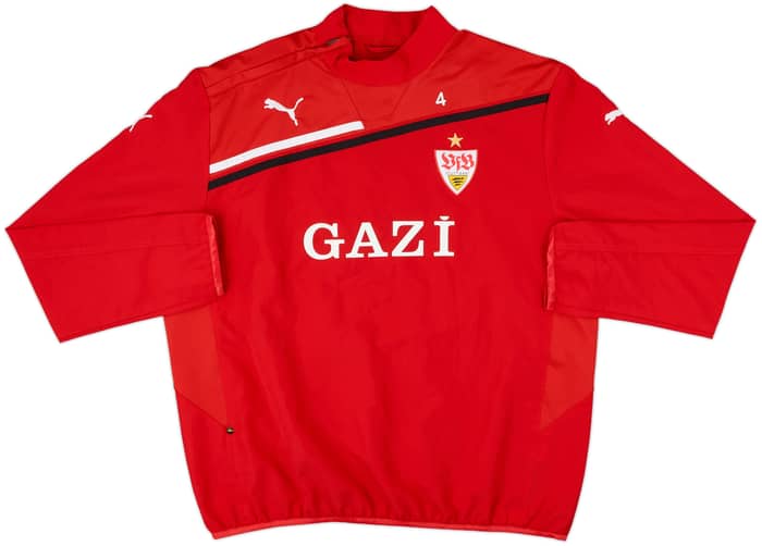 2011-12 Stuttgart Player Issue Puma 1/4 Zip Drill Top #4 - 9/10 - (XL)