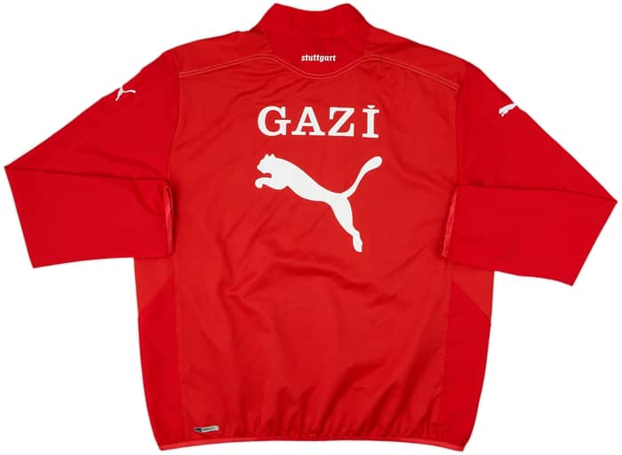 2011-12 Stuttgart Player Issue Puma 1/4 Zip Drill Top #4 - 9/10 - (XL)