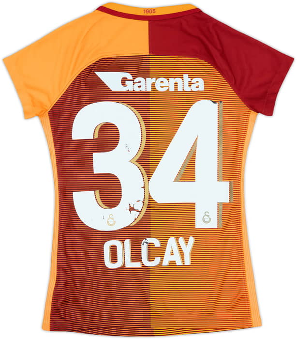 2016-17 Galatasaray Home Shirt Olcay #34 - 6/10 - (Women's XS)