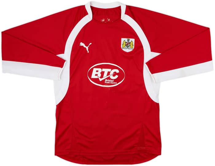 2007-08 Bristol City Home L/S Shirt Elliot #25 - 5/10 - (M)