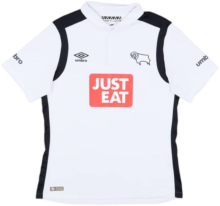 2016-17 Derby County Home Shirt - 8/10 - (M)