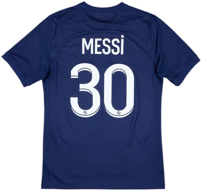 2022-23 Paris Saint-Germain Home Shirt Messi #30 - 6/10 - (S)