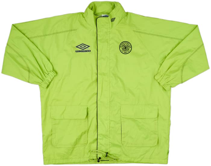 1998-99 Celtic Umbro Hooded Rain Jacket - 8/10 - (XL)