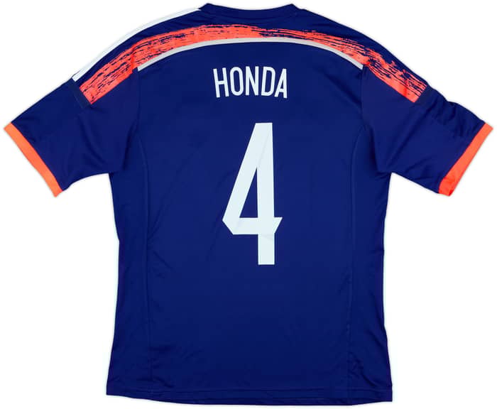2013-15 Japan Home Shirt Honda #4 - 7/10 - (M)