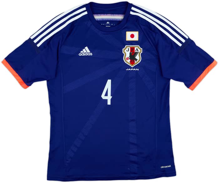 2013-15 Japan Home Shirt Honda #4 - 7/10 - (M)