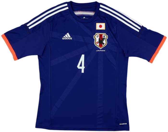 2013-15 Japan Home Shirt Honda #4 - 10/10 - (M)