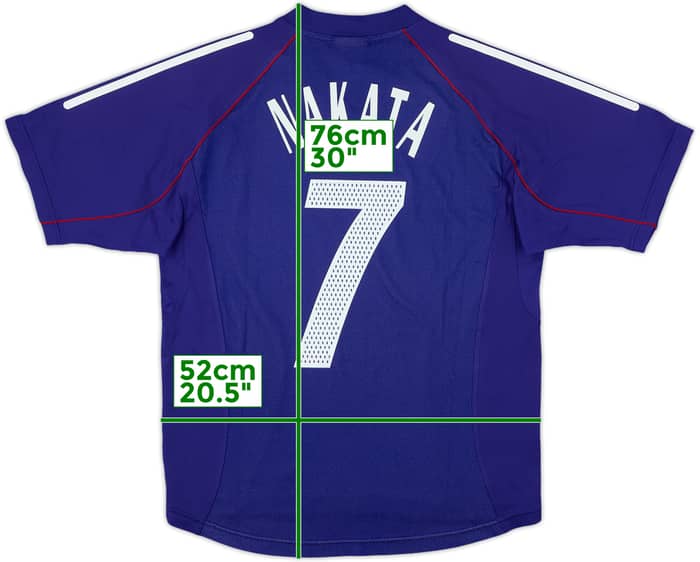 2002-04 Japan Home Shirt Nakata #7 - 9/10 - (M)