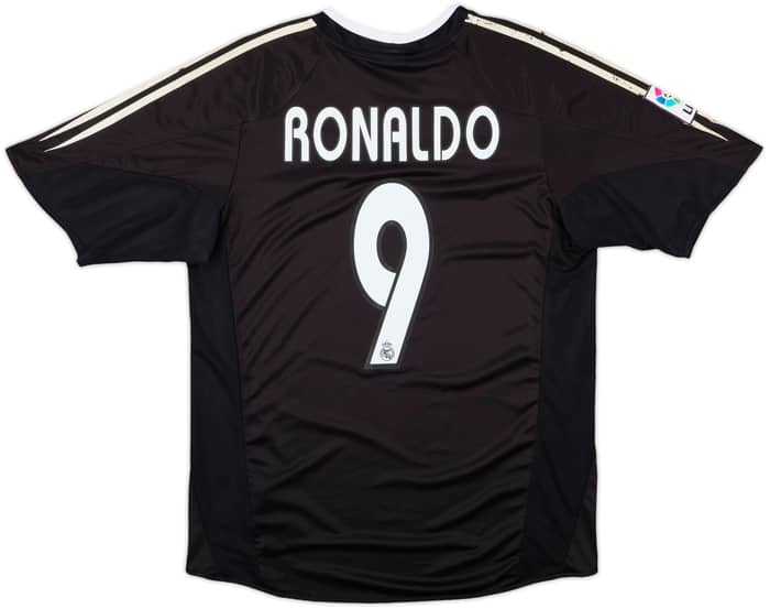 2004-05 Real Madrid Away Shirt Ronaldo #9 - 5/10 - (M)