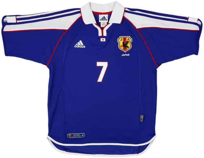 2000-01 Japan Home Shirt Nakata #7 - 8/10 - (L)
