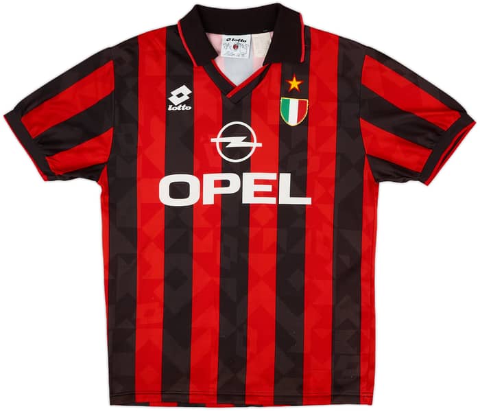1994-95 AC Milan Home Shirt - 8/10 - (M)