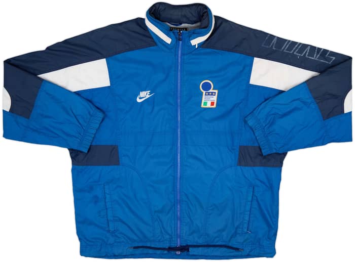 1996-97 Italy Nike Hooded Rain Jacket - 5/10 - (XXL)