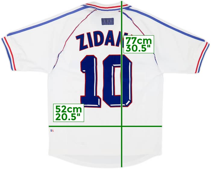 1998 France Away Shirt Zidane #10 - 6/10 - (M)