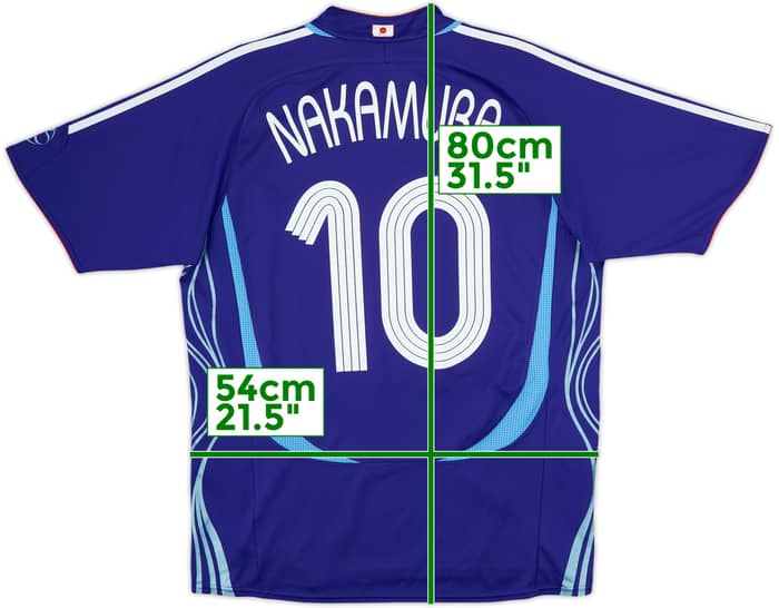 2006-08 Japan Home Shirt Nakamura #10 - 7/10 - (M)