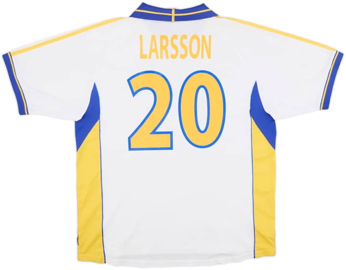 2000-02 Sweden Away Shirt Larsson #20 - 8/10 - (XL)